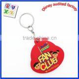 Letter Custom Pvc Rubberised Keychain , Silicone Keychain With Metal Key Ring thumbnail-2