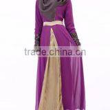 New Model Abaya in Dubai Hijab Style Embroidery Chiffon Patch Abaya thumbnail-4
