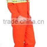 Orange and Green Reflective Two Pieces Construction Man's Dustman Workwear Uniform thumbnail-3
