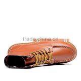 Autumn Men Leather High Top Casual Shoes Sample for Adults, Winter High Upper Worker Shoes Casual Brand From China thumbnail-3