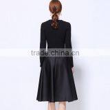 Maxnegio 2017 Fashion Elegant Office Lady Dress Long Sleeve Loose Dress thumbnail-4