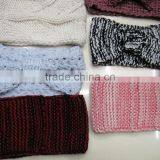 2016 Fashion Winter Top Quality Soft Yarn Latest Woman Designer Crochet Hairband thumbnail-2