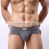 MGOO High Quality Bamboo Cotton Modal Brief For Man Plain Underwear Armour Brief Penis MB021 thumbnail-5