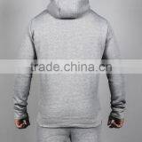 Men's Heather Gray Sweatshirts High Quality Hoodies Gym Tracksuit thumbnail-2