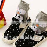 2016 Cartoon Owl Child Summer Short Socks for Daily Life Cute Cotton Kids Sports Socks thumbnail-4