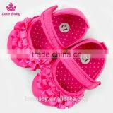 2016 Hottest Ruffle Moccasin Fancy Baby Girls Shoes, Baby Prewalker Shoes LBF2015122301 thumbnail-1
