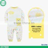 Winter New Design Yellow Cotton Children Pajamas Carter Baby Clothes Set thumbnail-1