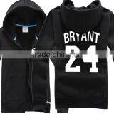 Zipper Up Hoodie Cotton Sweatshirt With Printing Logo thumbnail-3