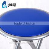 LS-9008A Hot Sale Top Quality Steel Pipe Cheap PU Folding Stool Leather Event Chair Wholesale Metal Folding Chair thumbnail-4