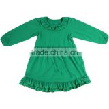 Wholesale children's boutique clothes girls fashion dress ruffle toddler dress spring dress
