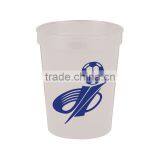 USA Made 16 oz Smooth-Sided Transparent Stadium Cup - BPA-free, FDA Compliant and Comes With Your Logo thumbnail-4