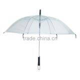 46" Arc Clear Automatic Umbrella - Made From Clear POE Material, 31" Long, Features a Metal Frame and Comes With Your Logo thumbnail-2