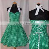 Walson Instyles Wholesale 50s 60s Swing Polka Dot Halter Dress Pinup Vintage Rockabilly Retro thumbnail-1