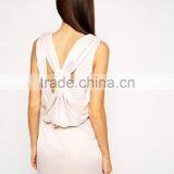 Origami Bow Drape Back Dress thumbnail-3