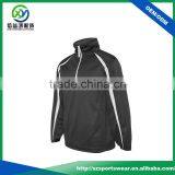 OEM Polyester Spandex Quarter Contrast Zip 2 Side Pockets Men Windbreaker Pullover Jacket thumbnail-4