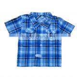 Kids Clothing, Little Boy Cotton T Shirt ,Woven Short Sleeve T Shirt thumbnail-3