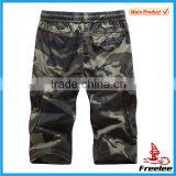 2017 Military Camouflage Elastic Waist Shorts for Men thumbnail-2