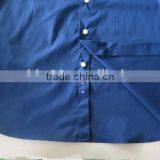 Poplin Latest Shirt Design Cotton Fabric High Collar Mens Dress Shirts With French Cuff thumbnail-4