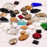 Crystal Mirror Glass Rhinestone no Hotfix Flat Back Rhinestone thumbnail-3