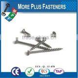 Made in Taiwan Bronze Plated Stainless Steel Zinc Finish Decking Screw thumbnail-6