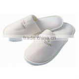 Hot sales closed toe hotel terry towel disposable slipper