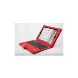 Folio Leather Case Detachable Bluetooth Keyboard for IPad 2 /3 /4