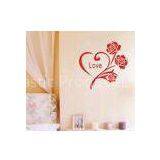 Nontoxic Removable Attractive Love Wall Flower Stickers F108 thumbnail-1