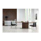 Contemporary Simple Black Walnut Dining Table / Home Office Desk