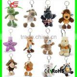 Factory Customized Hot Selling Lovely Plush Star Shaped Keychain thumbnail-4