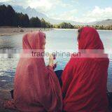 B22514A Ladies Large Cotton Scarves Autumn/winter Fringes Cotton Scarf thumbnail-6