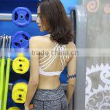 Women's High Impact Support Wirefree Workout Racerback Sports Bra Top thumbnail-3