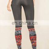 Wholesale Seamless Active Abstract Black Leggings Women Custom Printed Pants thumbnail-5