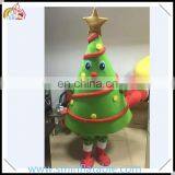 Christmas tree mascot costume, adult green plants costume for carnival/halloween wearing