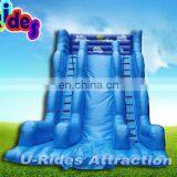 Sky Blue Super High Inflatable Slide for Pool
