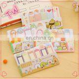 Korean Best Selling Logo Custom Die Cut Different Letter Shaped Self-ahesive Colored Paper Sticky Notes for Office and School