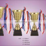 Custom Logo Award Colorful Ribbons and Trophies