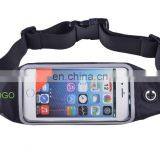 Running Waist Belt Pouch Case Fit Smartphone 4.7 Inch Zipper Pockets Water Resistant Expandable Runners Waist Belt Bag thumbnail-1