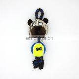 Animals Pet Rope Chew Squeak Toy Interactive Ball Plush Dog Toy thumbnail-4