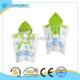 2015 New arrival frog shaped terry bath towel for boy and girl