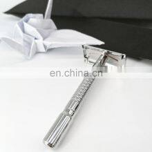 Traditional Personalized Shaving Safety Razor Removable Classic Double Blade Shaving Razor For Man thumbnail-4
