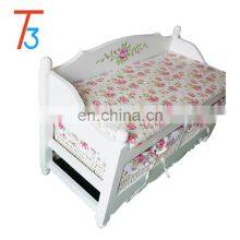 Solid Wood Sofa Storage Cabinet Creative Bamboo Drawer