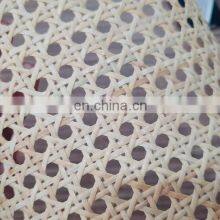 Roll Natural Mesh Furniture Bleached Square Woven Rattan Cane Webbing Rattan Cane Furniture thumbnail-1
