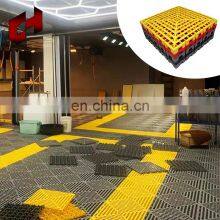 4Cm Green Polymer Interlocking Mezzanine Gym Access Floor Exercise Mat Interlocking Floor Mats For Shop Floor thumbnail-1