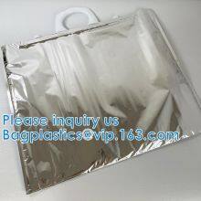 FREEZABLE LUNCH BAG,INSULATION ALUMINIUM FOIL BAG,THERMAL THERMO COOLER TOTE BAG,BENTO PICNIC,FRESH thumbnail-2