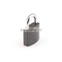 Grey Iron Padlock 4 Digit Combination Lock for Gym, Sports, School & Employee Locker, Outdoor, Fence, Hasp and Storage