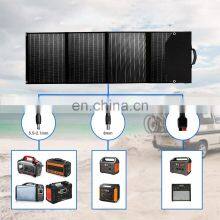 100W Portable Solar Panel Folding Solar Battery USB Charger Power Supply for Outdoor Travel Camping Phone Bulb thumbnail-5