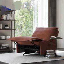 Nordic Family Single Functional Sofa Sofa Chair Modern Leather Art Leisure Single Chair Coffee Chair thumbnail-5