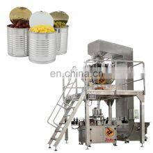 Automatic Weighing Canned Food Packing Machine for Corn Peas Carrots Can Filling Machine