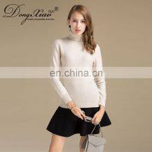 Pure Cashmere Turtle Neck Pullover Winter Plus Size Women's Sweaters thumbnail-2
