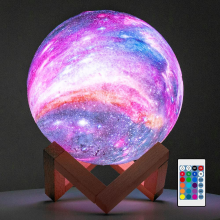 Personalized Photo Moon Lamp 16 Colors Remote Control Best 3D Printing Moon Light Lamp thumbnail-2